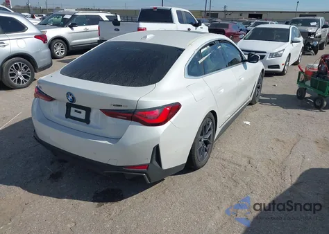 2025 BMW I4 Gran Coupe xDrive40 z USA, uszkodzony, nr VIN WBY43HD05SFV57731